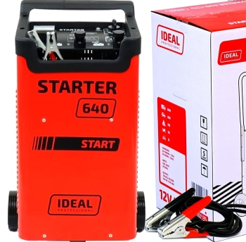 Prostownik  IDEAL STARTER 640 Ładowanie i Rozruch Akumulatorów 12/24V 230V