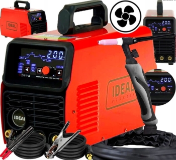 PROFESJONALNA INWERTOROWA SPAWARKA IDEAL PRAKTIK TIG 200 AC/DC LED 230V