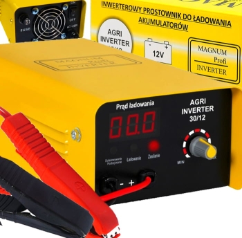 PROSTOWNIK 12V INWERTEROWY AKUMULATOROWY 20A Magnum AGRI30/12 AUTOMATYCZNY