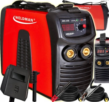 Spawarka inwertorowa MMA Weldman ARC 230 A 230V
