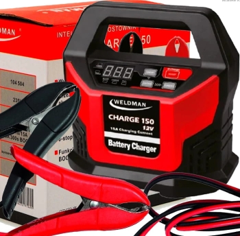 Prostownik Inteligentny WELDMAN CHARGE 150 12V TRYB BOOST I SUPPLY