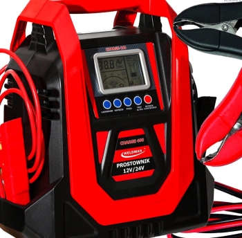 Prostownik Inteligentny WELDMAN CHARGE 400 12V/24V BOOST TEST ALTERNATORA
