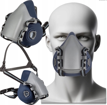 Półmaska przeciwpyłowa SPARTUS 75G - Skuteczna Ochrona i Komfort maska