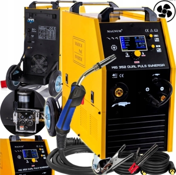 SPAWARKA INWERTOROWA MIGOMAT MAGNUM MIG 352 DUAL PULS SYNERGIA 4x4 400V