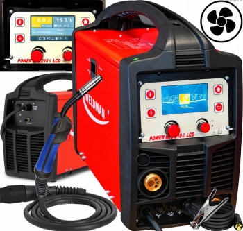 SPAWARKA INWERTOROWA MIGOMAT PÓŁAUTOMAT WELDMAN POWER MIG 210 LCD SYNERGIA