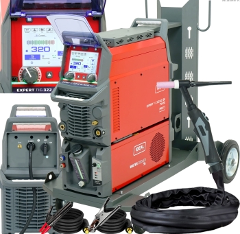 SPAWARKA INWERTEROWA IDEAL EXPERT TIG 322 AC/DC PULSE Pro7 LCD 400V MMA