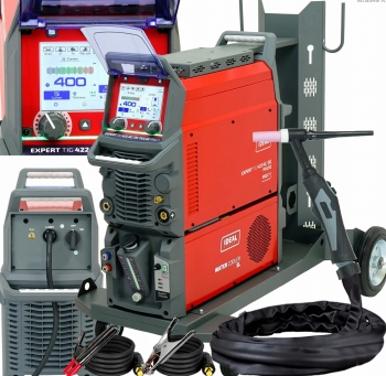 SPAWARKA INWERTEROWA IDEAL EXPERT TIG 422 AC/DC PULSE Pro7 LCD 400V MMA