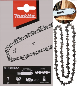 ŁAŃCUCH MAKITA 191H02-6 DUC355 MAKITA 35cm 3/8 1.1mm 52 OCZKA