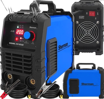 Spawarka inwertorowa MMA Sherman DIGIARC 210 SOLID 230V VRD