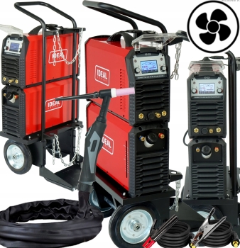 SPAWARKA INWERTEROWA IDEAL EXPERT TIG 220 AC/DC PULSE LCD WÓZEK 230V MMA