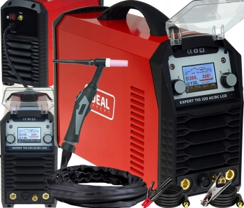 SPAWARKA INWERTEROWA IDEAL EXPERT TIG 220 AC/DC PULSE LCD 230V MMA 220A