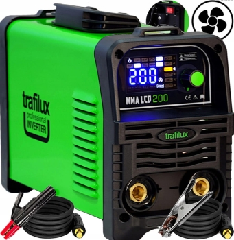 Spawarka inwertorowa MMA Trafilux 200 A LCD 230V VRD