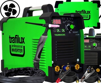 SPAWARKA INWERTEROWA TRAFILUX TIG 200 AC/DC PULS 230V MMA SPOT 200A