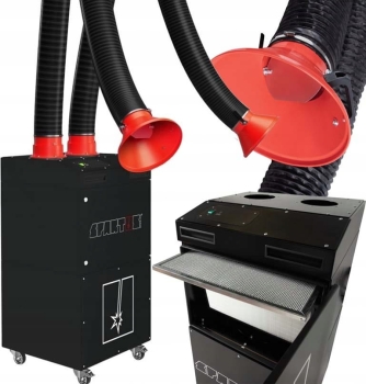 MOBILNY ODCIĄG SPAWALNICZY FILTR SPARTUS AIRMASTER DUO 3m 230V SP030-05-303