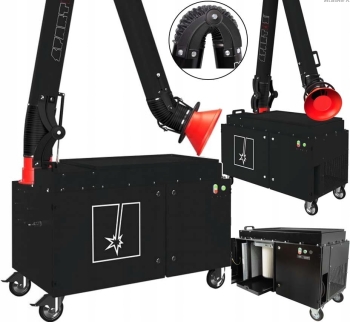 MOBILNY ODCIĄG SPAWALNICZY FILTR SPARTUS PROVENT M 3m 400V SP030-07-003M