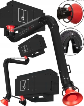 MOBILNY PODWIESZANY ODCIĄG SPAWALNICZY SPARTUS PROVENT W 2m SP030-07-002W