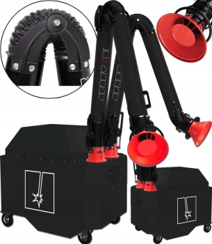 MOBILNY ODCIĄG SPAWALNICZY SPARTUS CLEARSTREAM DUO 2000 3m SP030-06-303