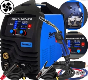SPAWARKA INWERTOROWA SYNERGICZNA SHERMAN DIGIMIG 215 DUALPULSE 4R SPOOL GUN