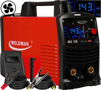Spawarka inwertorowa MMA Weldman ARC 270 A 230V 