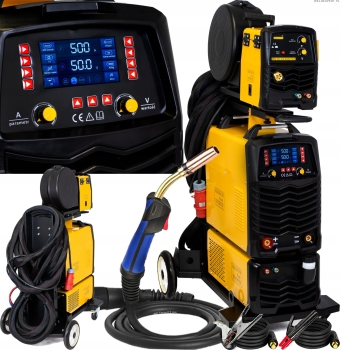 SPAWARKA INWERTOROWA MIGOMAT MAGNUM MIG 501-LCD DUAL PULS 4x4 SYNERGIA 500A