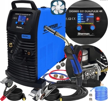 SPAWARKA INWERTOROWA PÓŁAUTOMAT MIGOMAT SHERMAN DIGIMIG 351 DUALPULSE 4R