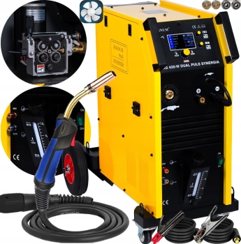 SPAWARKA INWERTOROWA MIGOMAT MAGNUM MIG 420-W DUAL PULS SYNERGIA 400A 4X4