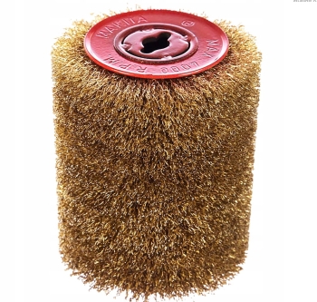 Szczotka typu brush P-65648 MAKITA druciana stalowa, mosiądzowana do 9741