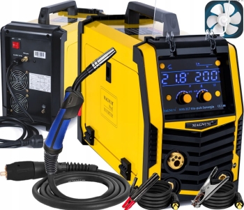 SPAWARKA INWERTOROWA MIGOMAT MAGNUM MIG 217 ALU-PULS SYNERGIA 200A 2T/4T
