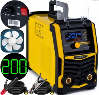 SPAWARKA INWERTOROWA ELEKTRODOWA MMA MAGNUM POWER VIP 6000 200A SYNERGIA