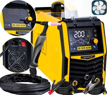 SPAWARKA INWERTOR TIG HF DO ALUMINIUM MAGNUM THF 224P AC/DC PULS 230V 200A