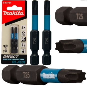 Bity Wkrętaka Udarowego Makita Impact Black – TORX T25 x 50 mm – 2 sztuki