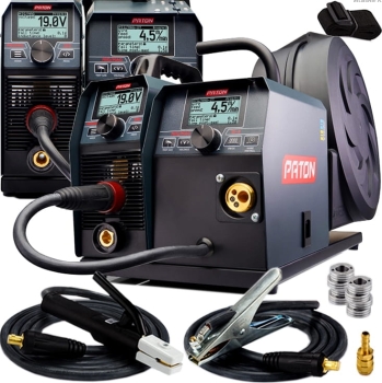 SPAWARKA INWERTOROWA PATON PROMIG 250 4R MMA TIG MIG PULS 230V 200A LCD 4T