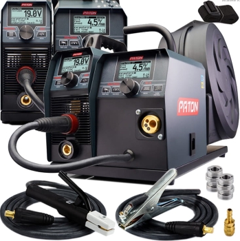 SPAWARKA INWERTOROWA PATON PROMIG 350 4R MMA TIG MIG PULS 400V 350A LCD 4T