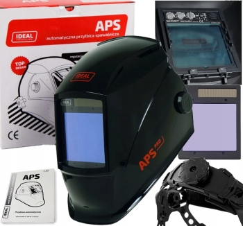 AUTOMATYCZNA MASKA PRZYŁBICA SPAWALNICZA IDEAL APS-958I BLACK TRUECOLOUR