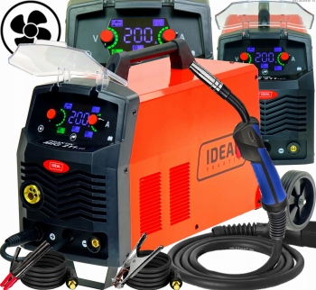 SPAWARKA INWERTOROWA MIGOMAT PÓŁAUTOMAT IDEAL PRAKTIK MIG 211 SYNERGIC LED