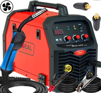 SPAWARKA MIGOMAT TECNO MIG 220 MMA DIGITAL IGBT