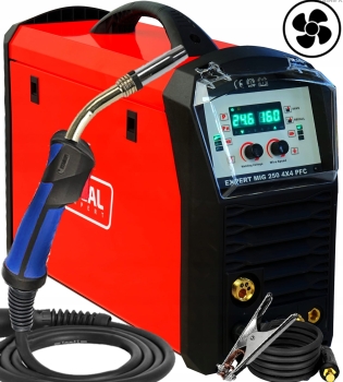 SPAWARKA INWERTOROWA MIGOMAT IDEAL EXPERT 250 4X4 PFC SYNERGIA 250A 230V 4T