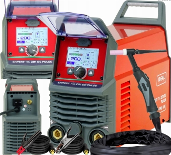 SPAWARKA INWERTEROWA IDEAL EXPERT TIG 201 DC PULSE Pro3.5 LCD 230V MMA PULS