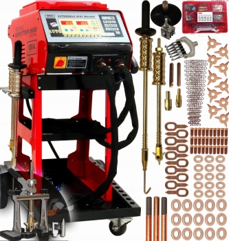 ZGRZEWARKA IDEAL TECNO SPOTTER 8000 DIGITAL 400V DO BLACH + QUICK PULLER