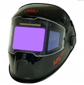 Przyłbica APS Expert D43-MAXI-AMS+ PANORAMA BLACK