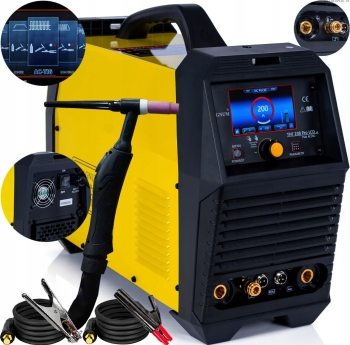 SPAWARKA INWERTOR TIG HF DO ALUMINIUM MAGNUM THF 238 PRO LCD V2 PULS AC/DC