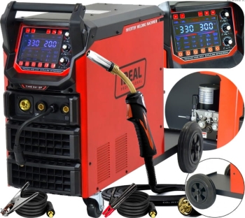 SPAWARKA INWERTOROWA MIGOMAT IDEAL TECNO MIG 331 S-PULSE SYNERGIC 4x4 330A