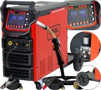 SPAWARKA INWERTOROWA MIGOMAT IDEAL TECNO MIG 351 S-PULSE SYNERGIC 4x4 350A