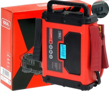 URZĄDZENIE DO ROZRUCHU POJAZDÓW IDEAL X-STARTER 32 PRO STARTER BOOSTER LED