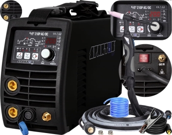 SPAWARKA INWERTEROWA TIG HF DO ALUMINIUM SPARTUS EasyTIG 210P AC/DC 200A