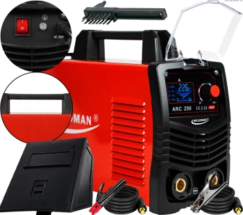 SPAWARKA INWERTOROWA ELEKTRODOWA MMA WELDMAN ARC 250 230V 240A TIG VRD