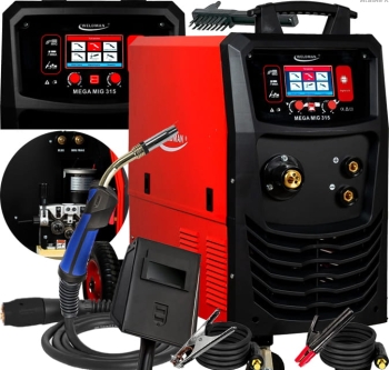 SPAWARKA INWERTOROWA MIGOMAT WELDMAN MEGA MIG 315 4x4 SYNERGIA DUAL PULS