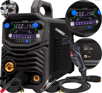 SPAWARKA INWERTOROWA PÓŁAUTOMAT MIGOMAT MIG SPARTUS EASYMIG 210 PULSE 200A