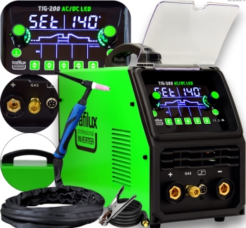 SPAWARKA INWERTEROWA TRAFILUX TIG 200 AC/DC PULS LED Bi-level 200A SPOT