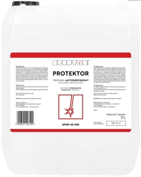 PŁYN ANTYODPRYSKOWY ODTŁUSZCZAJĄCY SPARTUS PROTEKTOR 5L BEZSILIKONOWY